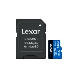 Memoria microSDXC Lexar 512GB 633x UHS-I Blue Series