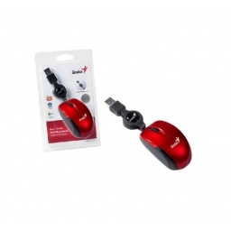 Mini Mouse Genius Retractil USB rojo