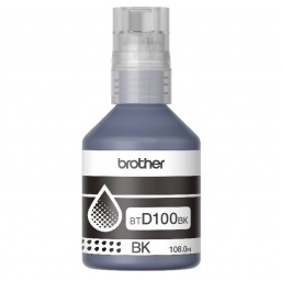 Botella tinta Brother BTD100BK Negra