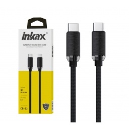 Cable Inkax USB-C  USB-C 240W 2m negro