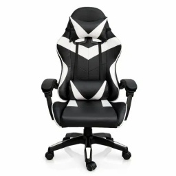 Silla Gamer ergon�mica con masajes negra y blanca