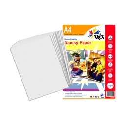 Papel wox glossy fotogr�fico a4 240grs. X 20 uds.