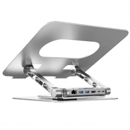 Soporte Unitek para Notebook 360� con HUB USB desmontable