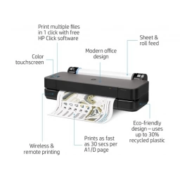 HP DesignJet T250 de 24" A3, A1, WiFi