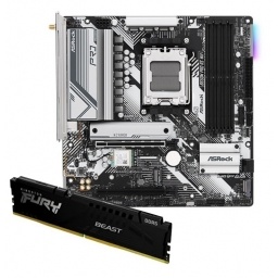 Combo Mother Asrock B650M Pro + Memoria Kingston DDR5 16GB
