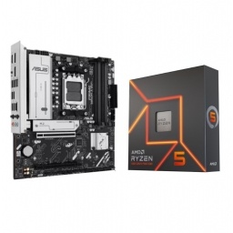 Combo Procesador AMD Ryzen 5 7600X y Mother Asus Prime B850M-A WiFi 6E AM5