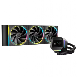 Cooler Liquido DeepCool LM360 Pantalla LCD ARGB Negro