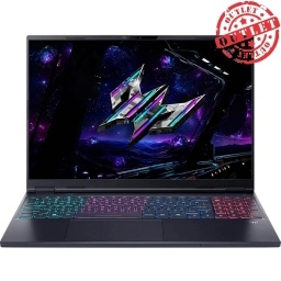 Notebook Gamer Acer Core Ultra 9 5.4Ghz, 32GB, 1TB SSD, 16 WQXGA 240Hz, RTX 5070Ti 12GB (con detalles)