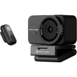 C�mara Web Hollyland Lyra 4K UHD Negra c transmisor