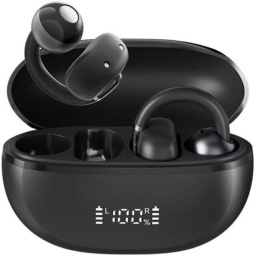 Auriculares TWS Haylou Open-Ear Airfree negro