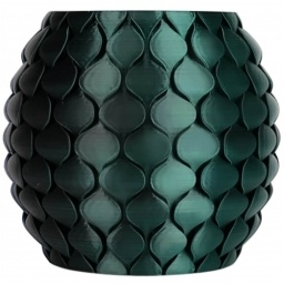 Filamento Sunlu Silk PLA+ Dual Negro Verde