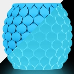 Filamento Sunlu PETG Glow 1.75mm azul