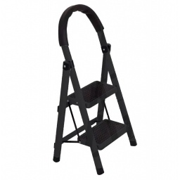 Escalera 2 escalones negra