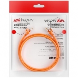 Cable Patchcord Hikvision 50cm Cat 6 naranja