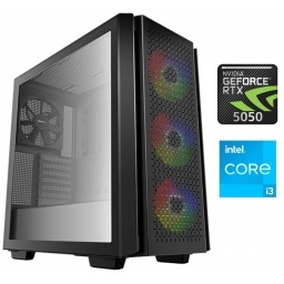 Equipo Gamer Core i3 14100F, 16GB, 1TB NVMe, RTX 3050 6GB