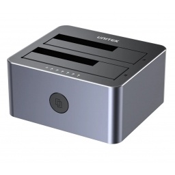 Dock Station Unitek doble baha para Discos 2.5" y 3.5" SATA III