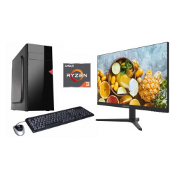 Combo equipo  AMD Ryzen 3 + Monitor 24 nuevos!