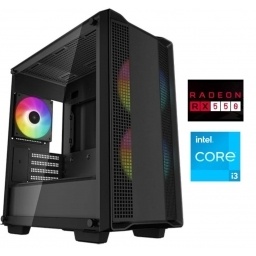 Equipo Gamer Core i3 10100F, 8GB, SSD 480 GB, RX550 4GB