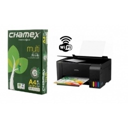 Impresora multifuncion + resma A4