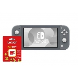 Consola Nintendo Switch lite gris + micro SD 256 GB