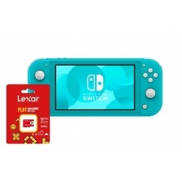Consola Nintendo Switch lite turquesa + micro SD 256 GB