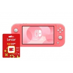 Consola Nintendo Switch lite rosado + micro SD 512 GB