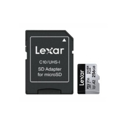 Memoria microSDXC Lexar Pro 256GB Silver Plus